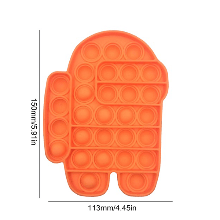 New Multi-Color Silicone Push Bubble Parent-Child Interaction Desktop Games Stress Reliever Fidget Toy for Children Family Gamess - Trendha