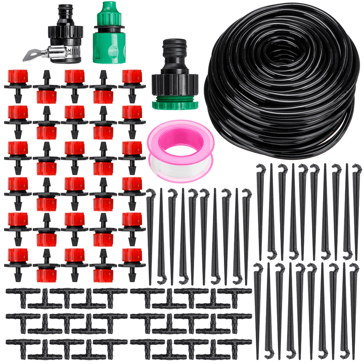 15/20/25/30M DIY Irrigation System Water Timer Auto Plant Watering Micro Drip Garden Watering Kits - Trendha