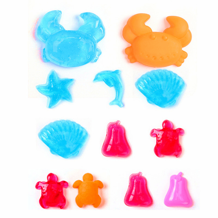 4PCS Cute Animals Slime 6.5Cm Random DIY Crystal Clay Rubber Mud Plasticine Toy Gift - Trendha