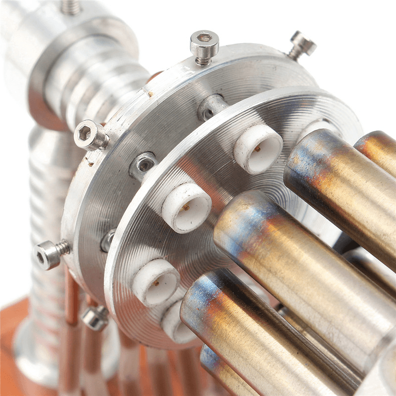STARPOWER 16 Cylinder Hot Air Stirling Engine Motor Model Creative Motor Engine Toy Engine - Trendha