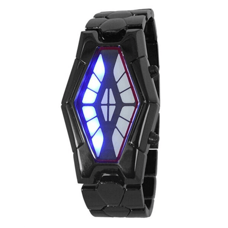 Deffrun Cobra LED Display Watch Full Steel Luminous Men Digital Watch - Trendha