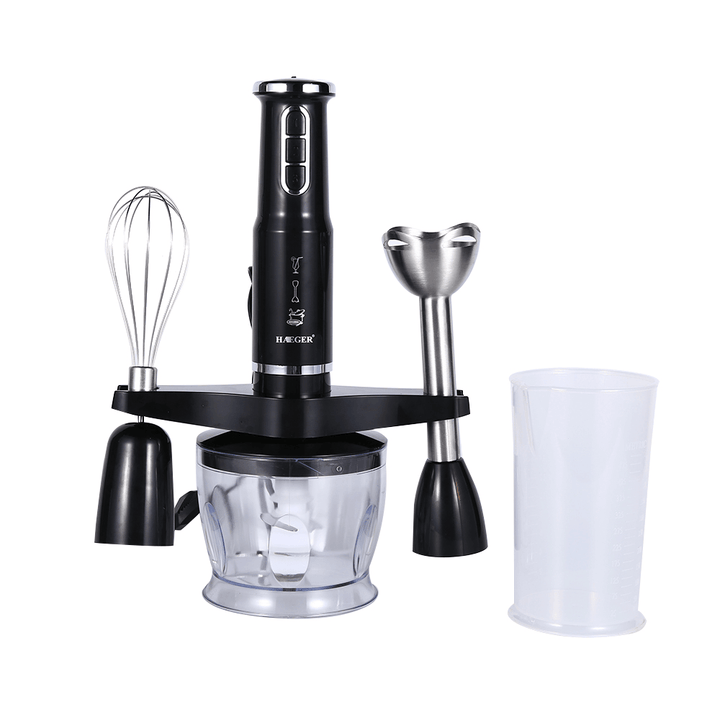 600W Electric Multifunctional Handheld 3 In1 Blender Chopper Cup Fruit Vegetable Hand Mixer for Food Processor - Trendha