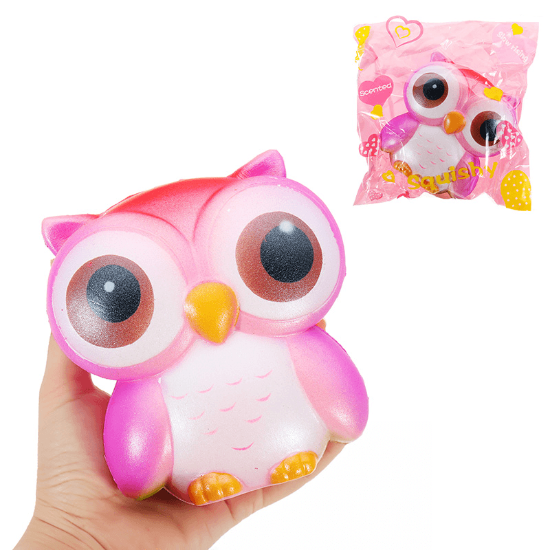 Galaxy Owl Squishy 12.5*12*7Cm Sweet Soft Slow Rising Collection Gift Decor Toy Original Packaging - Trendha