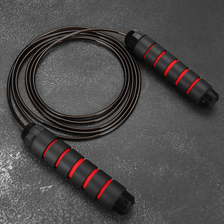 10Ft Jump Rope Boxing Weighted Ball Bearing Beaded Rope Jumping Fitness Gym Exercise Tools - Trendha