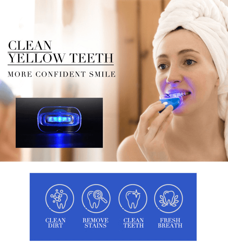 Dental Teeth Whitening Built-In 5 Leds Lights Accelerator Light Mini LED Teeth Whitening Lamp Teeth Bleaching Laser - Trendha