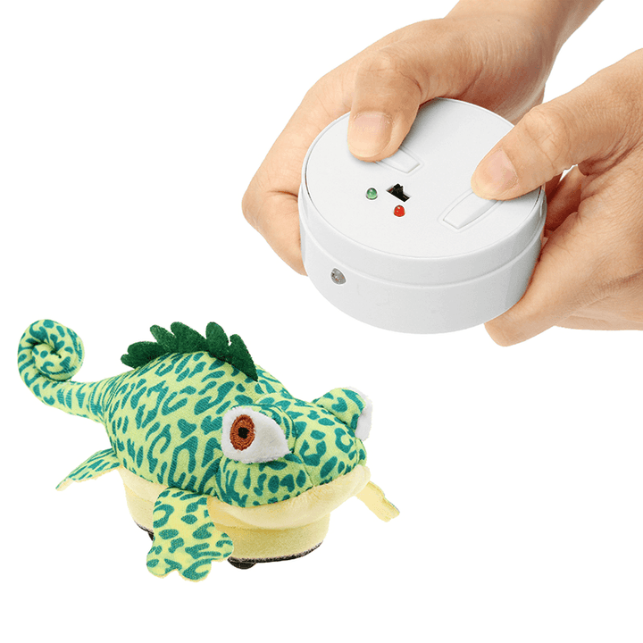 RC Remote Control Animal Plush Chameleon Pet Electric Infrared Sensor Simulation Tonic Gift - Trendha