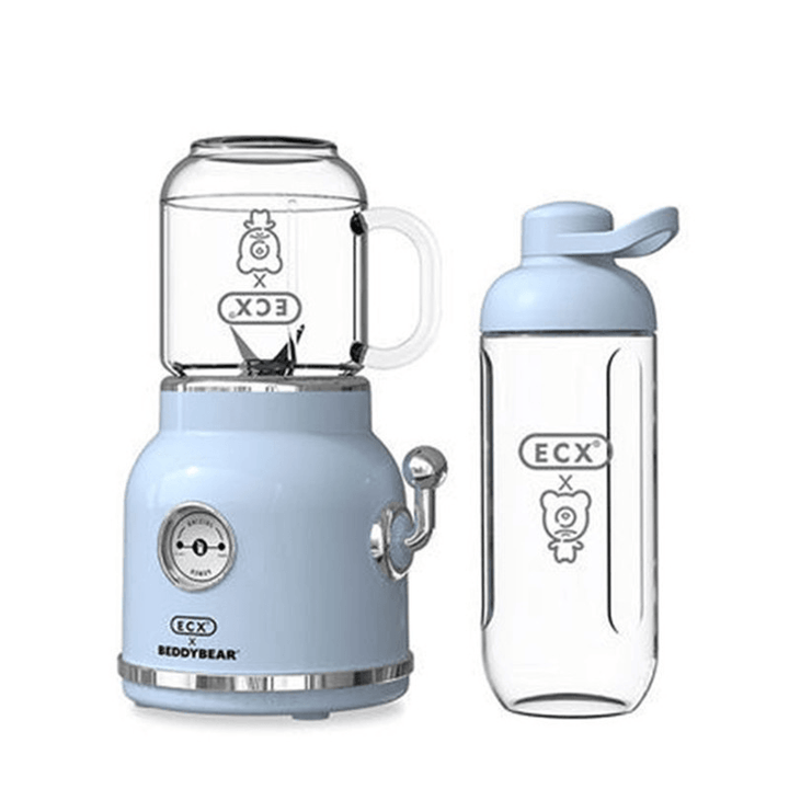 ECX Retro Fruit Juicer Food Milk Mixer Multifunction Juice Maker Machine Portable Fruit Blender - Trendha