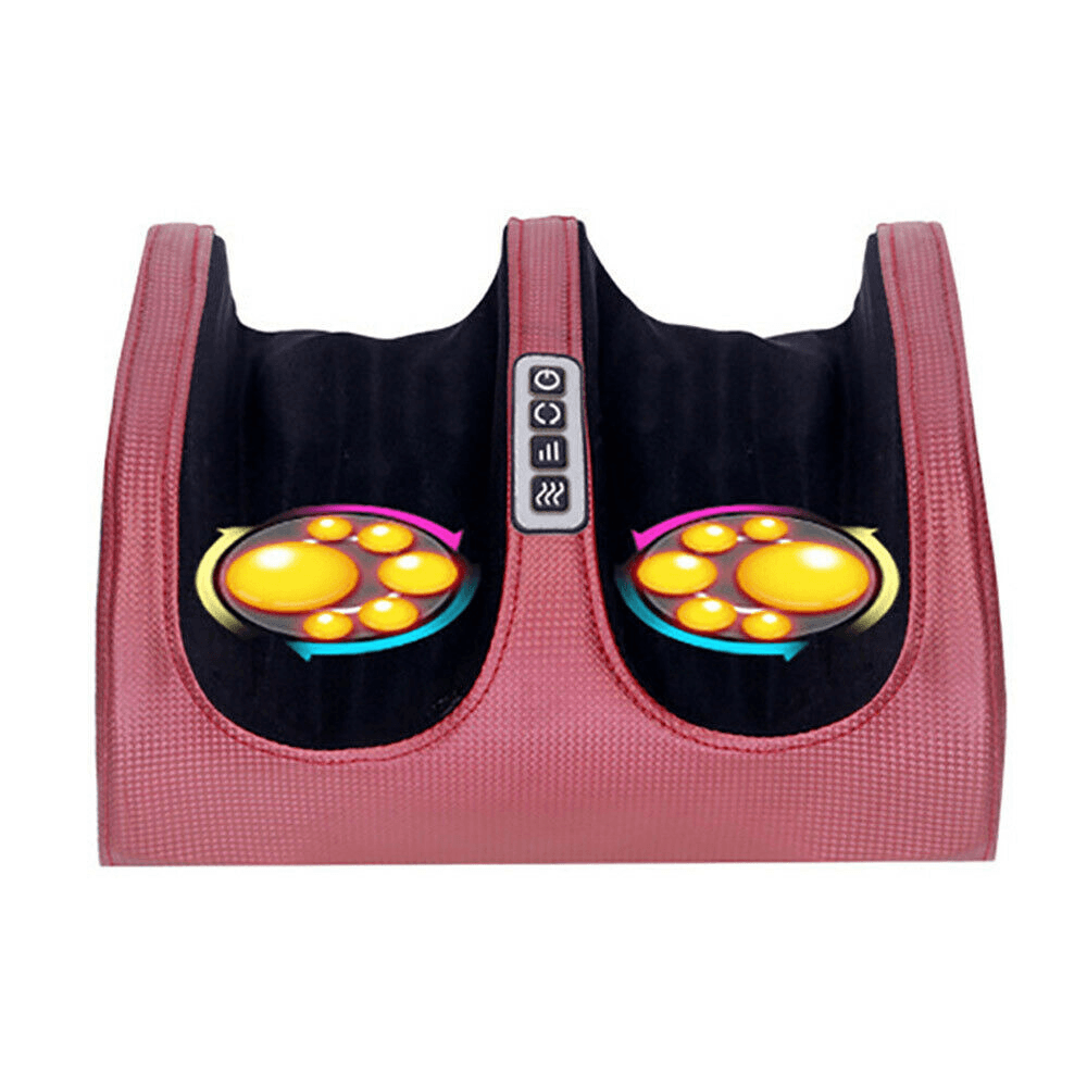 Electric Foot Massager Portable Smart Timing Hot Compress Heating Massage Device Promote Blood Circulation - Trendha