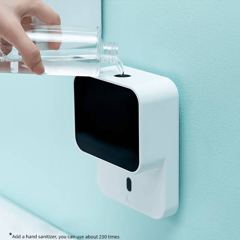 Xiaowei X5S 280Ml Wall-Mounted USB Automatic Soap Dispenser Induction Hand Washer LED Temperature Display Soap Dispenser - Trendha