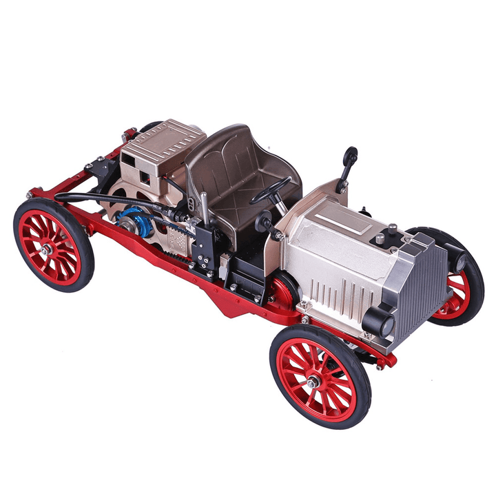 Teching Assembly Vintage Classic Car Metal Mechanical Model Toy with Electric Engine Toys - Trendha