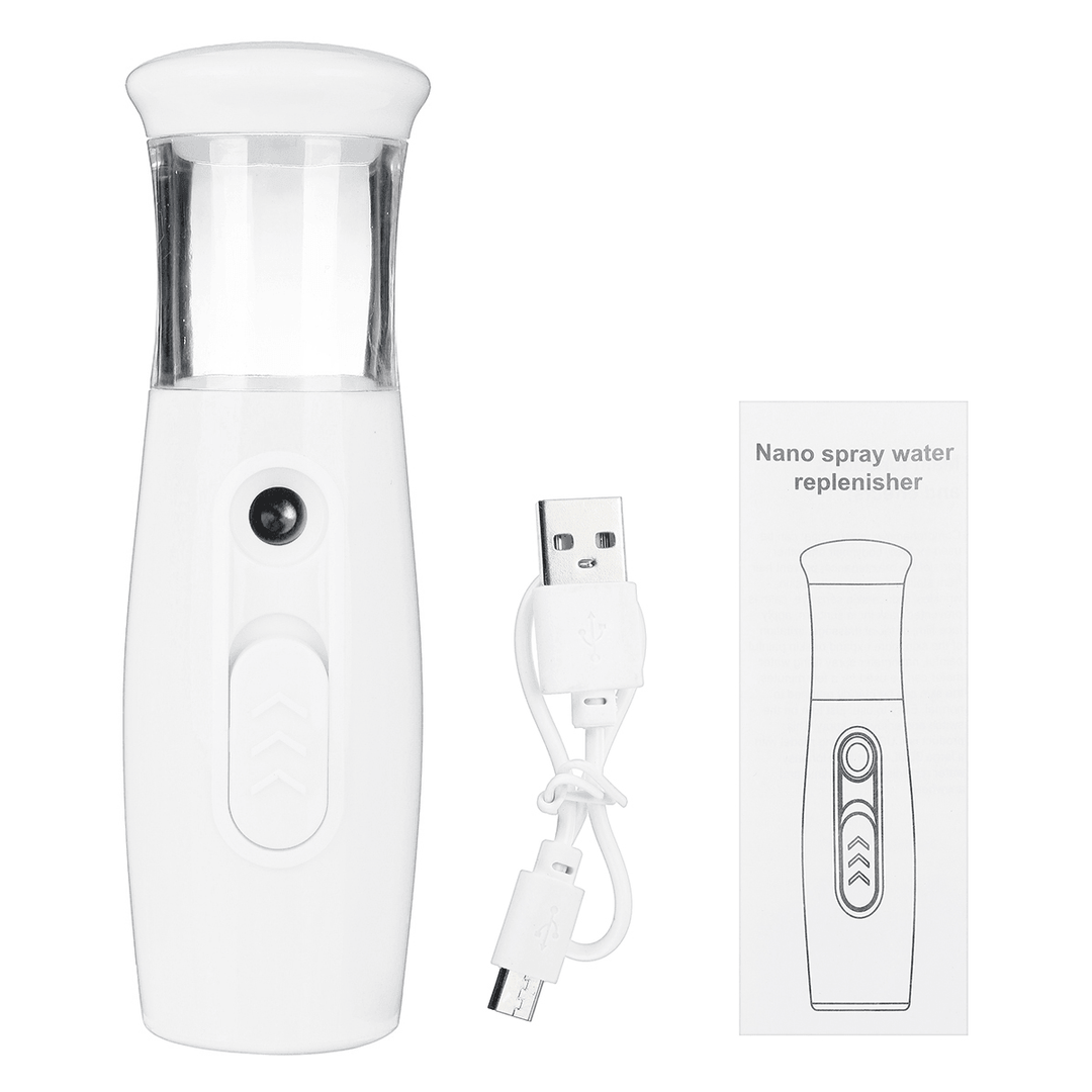 Nano Face Steamer Facial Sprayer Moisturizing Mist Humidifier Skin Spray USB - Trendha