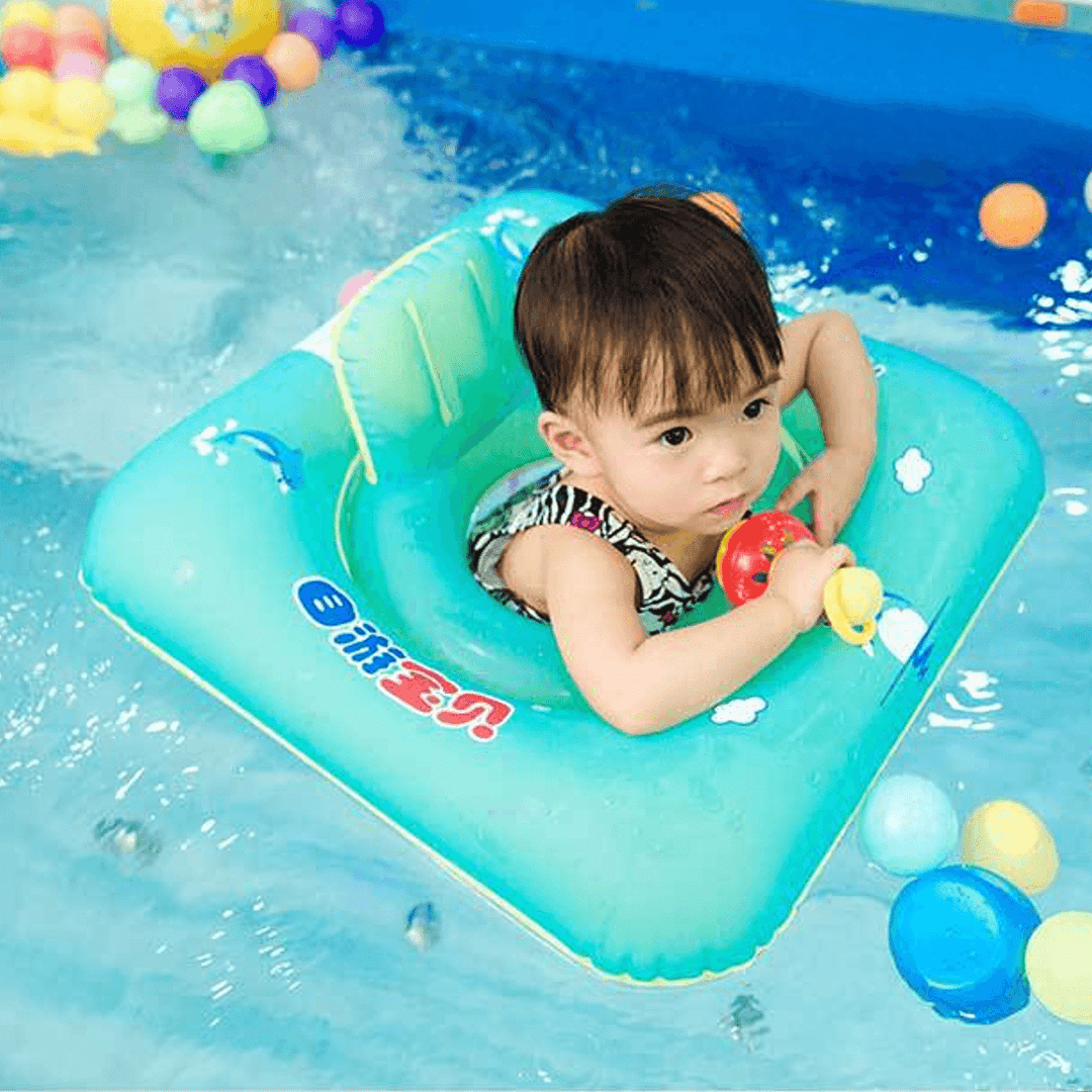 Baby Inflatable Swimming Pool Floats Swim Ride Rings Safety Chair Raft Beach Toy - Trendha