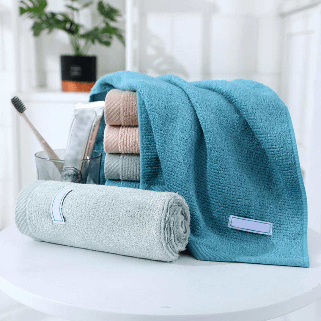 1Pc Cotton Bath Towel Face Care Hand Cloth Soft Towel Bathroom Bath Towel for Adults - Trendha
