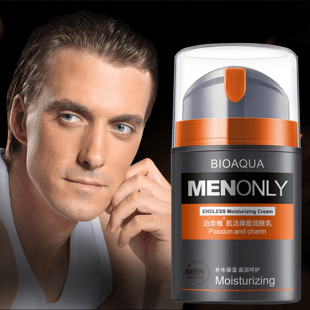 50G Men Repair Facial Cream Face Lotion Moisturizing Oil Balance Skin Care - Trendha