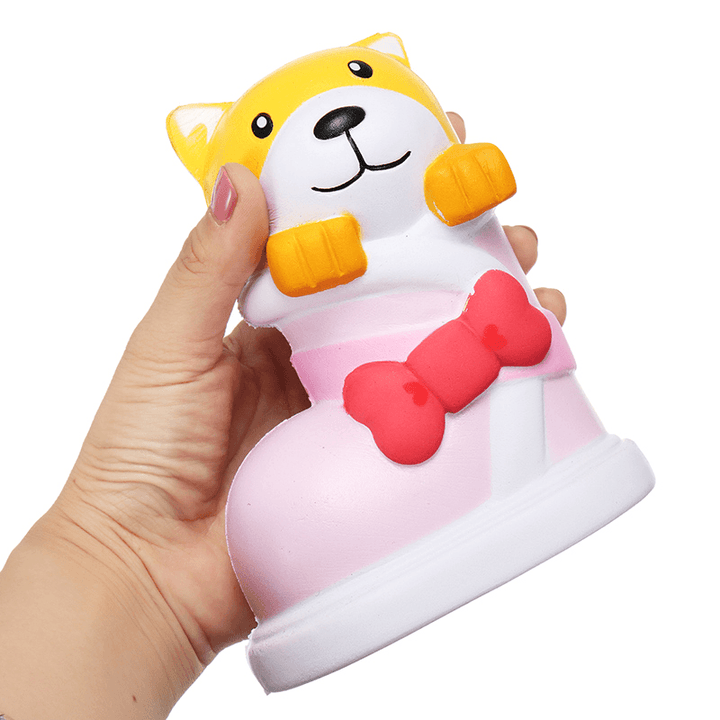 Squishyshop Puppy in Boots Jumbo Dog Shoes Squishy Slow Rising with Packaging Collection Gift Decor - Trendha