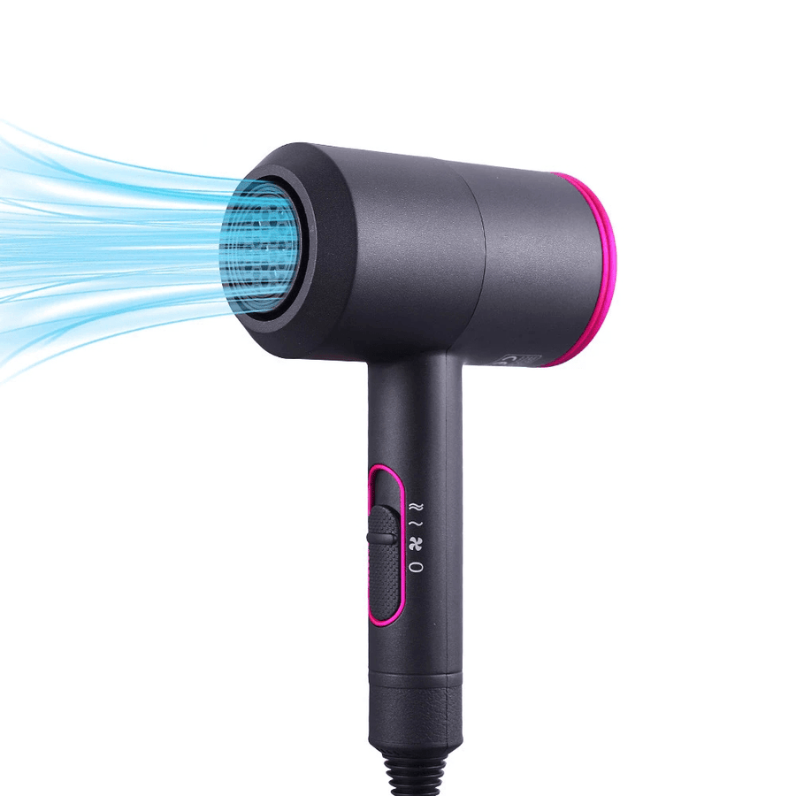 2 in 1 Hair Dryers Hammer Shape Hot Cold Wind Negative Ionic Hair Blow Strong Wind Hot Dryer for Home Professional Salon Hair Dryer - Trendha