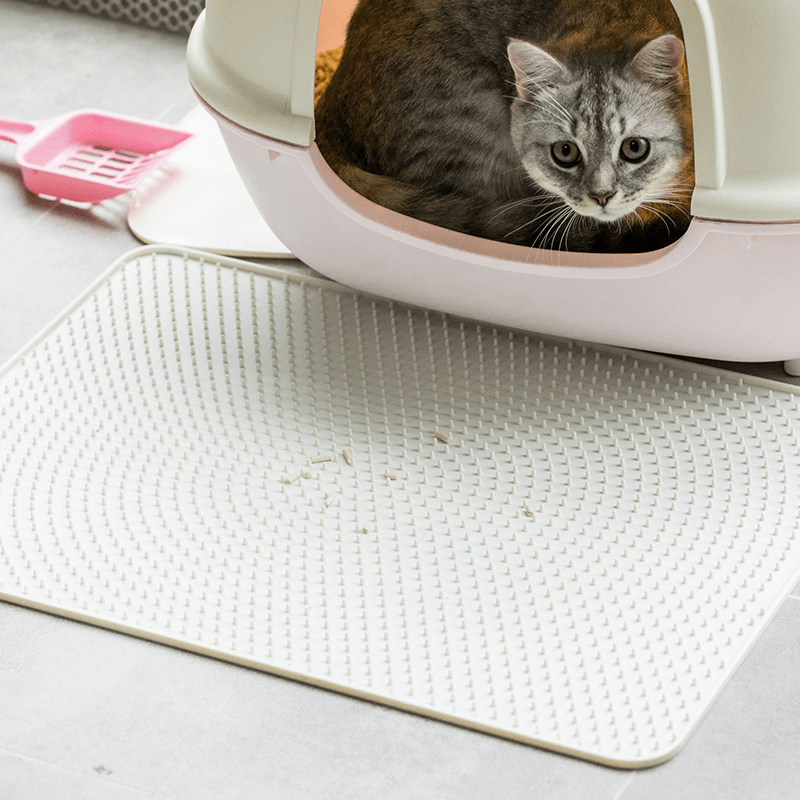 Jordan&Judy JJ-PE0014 Cat Litter Pad Silicone Material Waterproof White Pet Mat From - Trendha