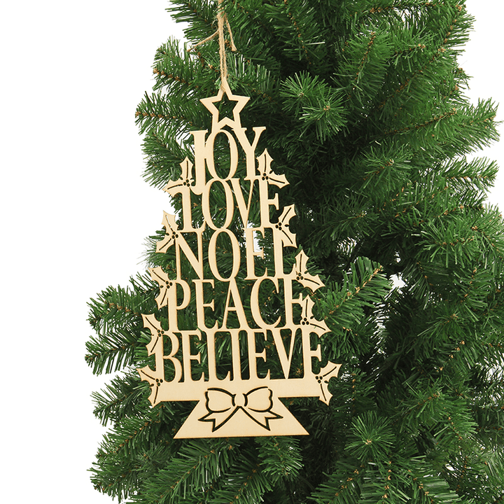 Christmas Party Home Decoration English Alphabet Tree Hanging Ornament Toys for Kids Children Gift - Trendha
