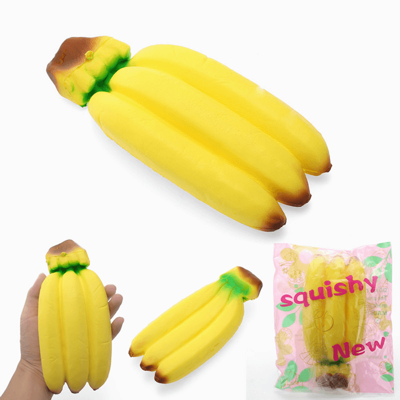Yunxin Squishy Banana Jumbo 20Cm Soft Sweet Slow Rising with Packaging Fruit Collection Gift Decor - Trendha