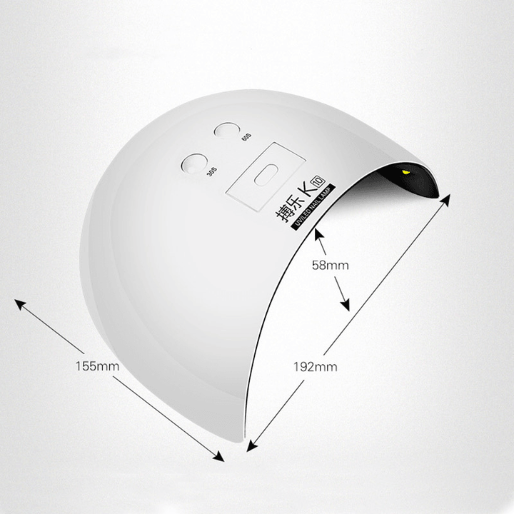 36W Pro Nail Polish Dryer Lamp LED UV Lamp Gel Acrylic Curing Light Manicure Timer - Trendha