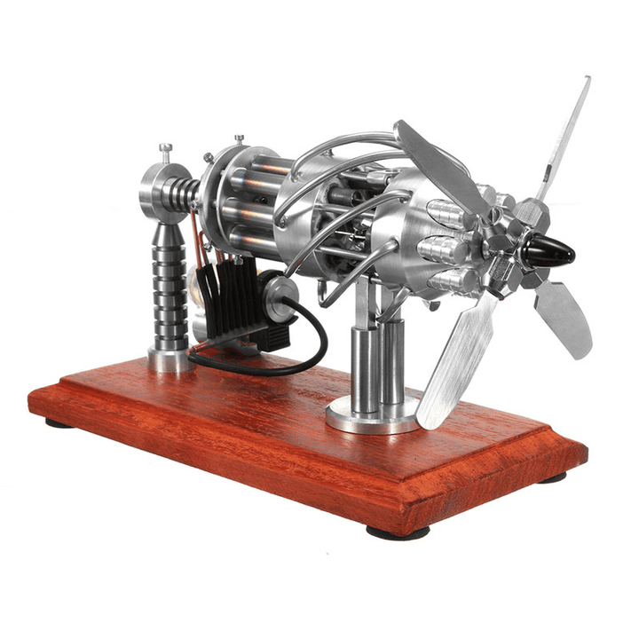 STARPOWER 16 Cylinder Hot Air Stirling Engine Motor Model Creative Motor Engine Toy Engine - Trendha