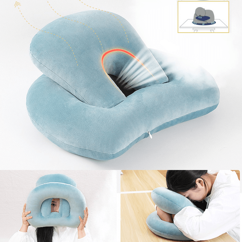 Memory Foam Pillow Head Neck Back Cushion Pad Relax Washable Relieve Knees Pain Seat Back Cushion - Trendha