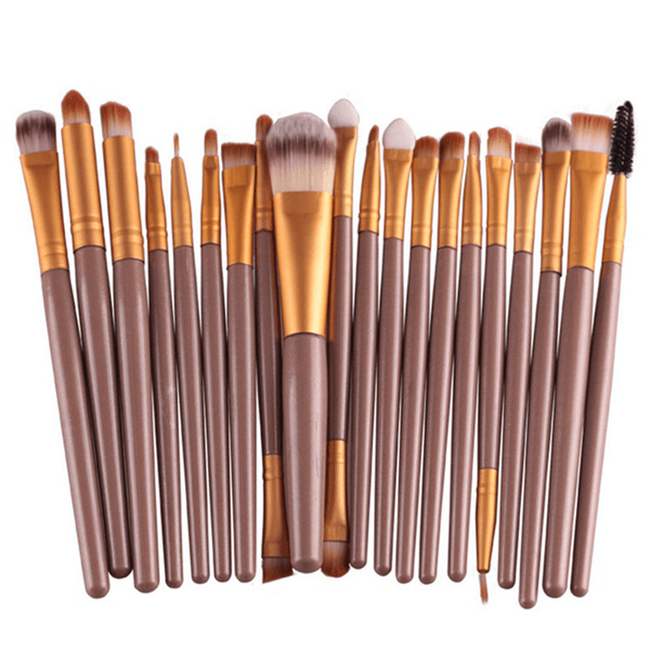20Pcs Professional Makeup Brushes Cosmetic Synthetic Hair Brushes Kit Set - Trendha
