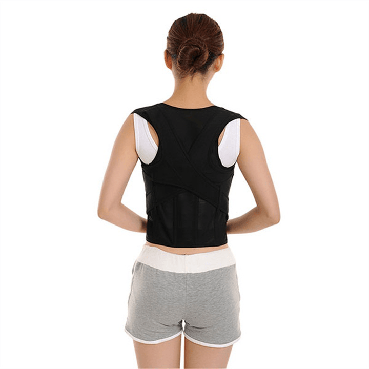 Plus Size Posture Corrector Hunchbacked Support Breathable Correction Belt Oversize Lumbar Brace - Trendha