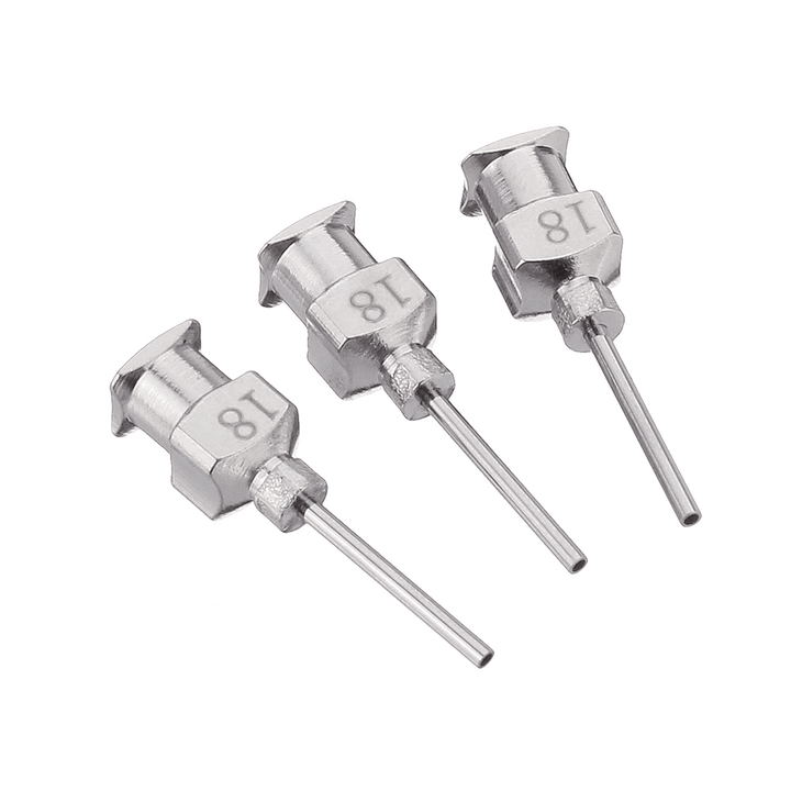 12Pcs/Set 1/2'' Stainless Steel Blunt Tip Dispensing Needle Luer Lock for Syringe Refilling and Measuring Liquid Industrial Glue Applicator - Trendha