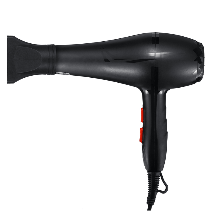 2000W Wind Power Professional Electric Hair Dryer Blower Low Noise Pro + Nozzle - Trendha