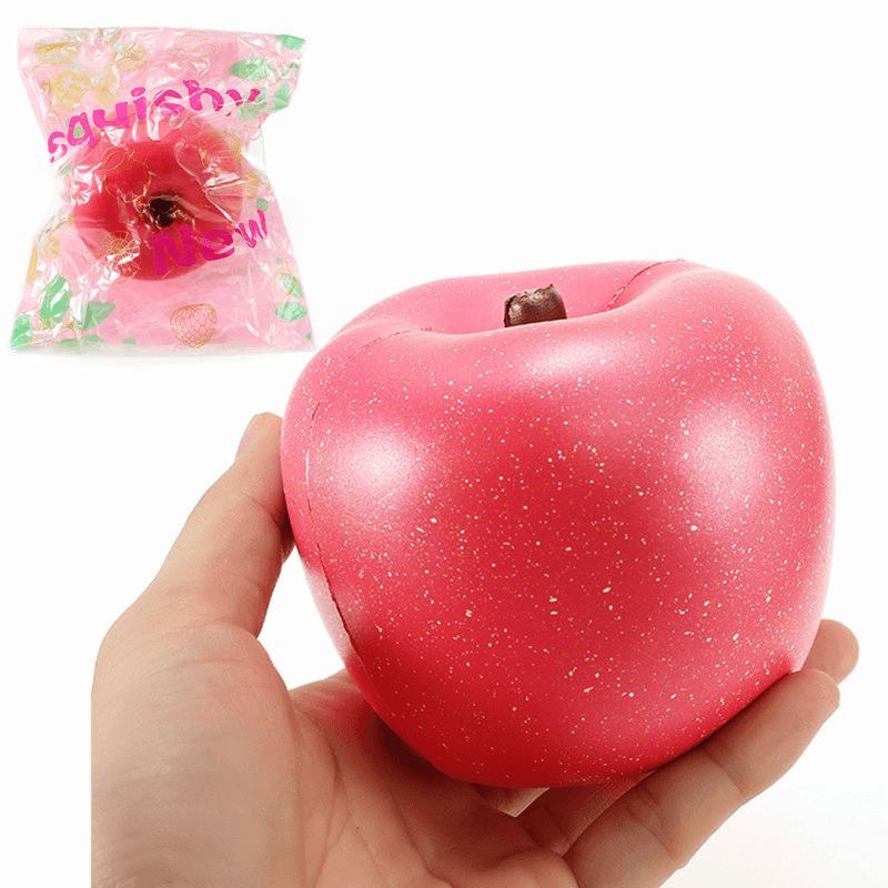 Yunxin Squishy Apple Jumbo 10Cm Soft Slow Rising with Packaging Collection Gift Decor Toy - Trendha