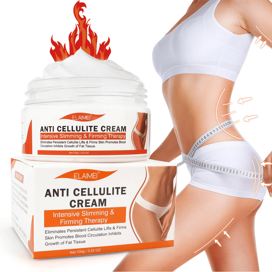 ELAIEMEI Anti-Orange Peel Fat Burning Cream: Refreshing Firming Massage Cream for All Skin Types - Trendha