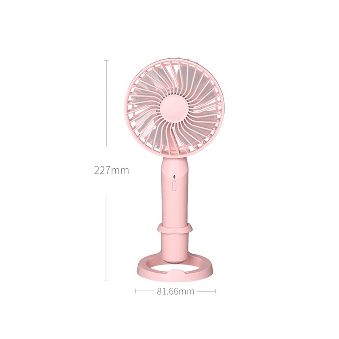 Portable Handheld Mini USB Desk Small Fan 3 Cooling Wind Speed Outdoor Travel - Trendha
