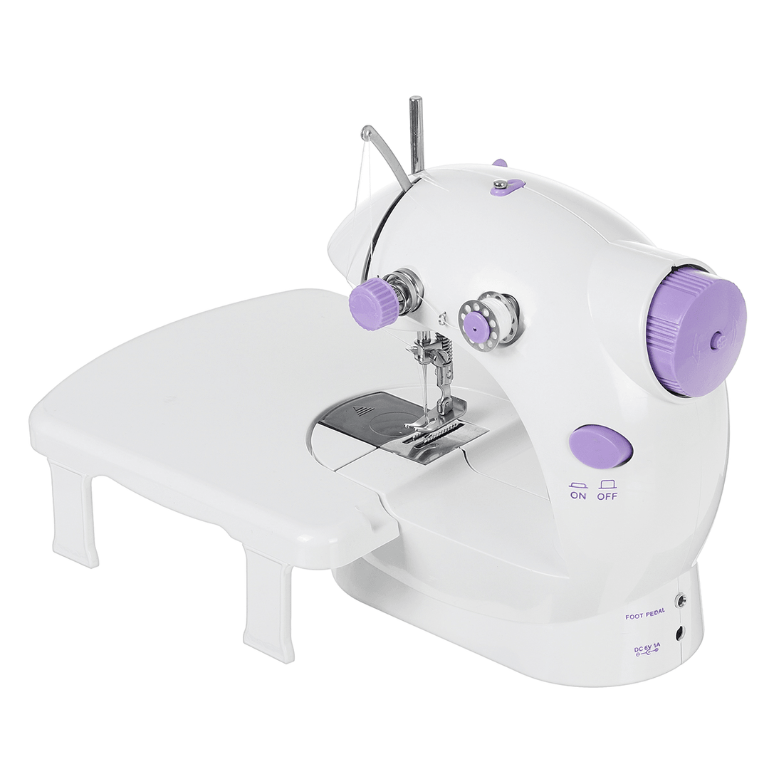 Rechargeable Portable Electric Sewing Machine Household Mini Sewing Machine W/ Light - Trendha