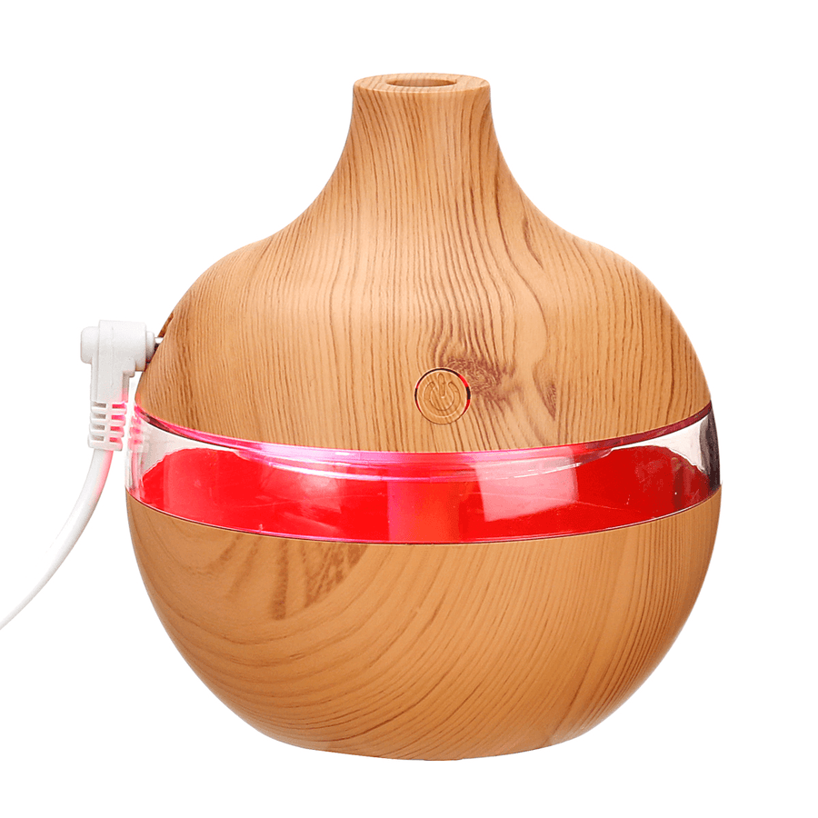 300Ml 7 Color Night Lights Essential Oil Diffuser Aromatherapy Cool Mist Humidifier for Office Home Study Yoga Spa Baby USB Charging - Trendha