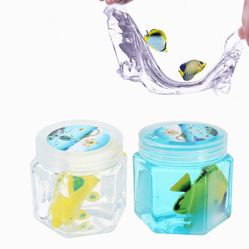 Sea Creatures Random Fish Crystal Slime DIY Transparent Slime Putty Antistress - Trendha
