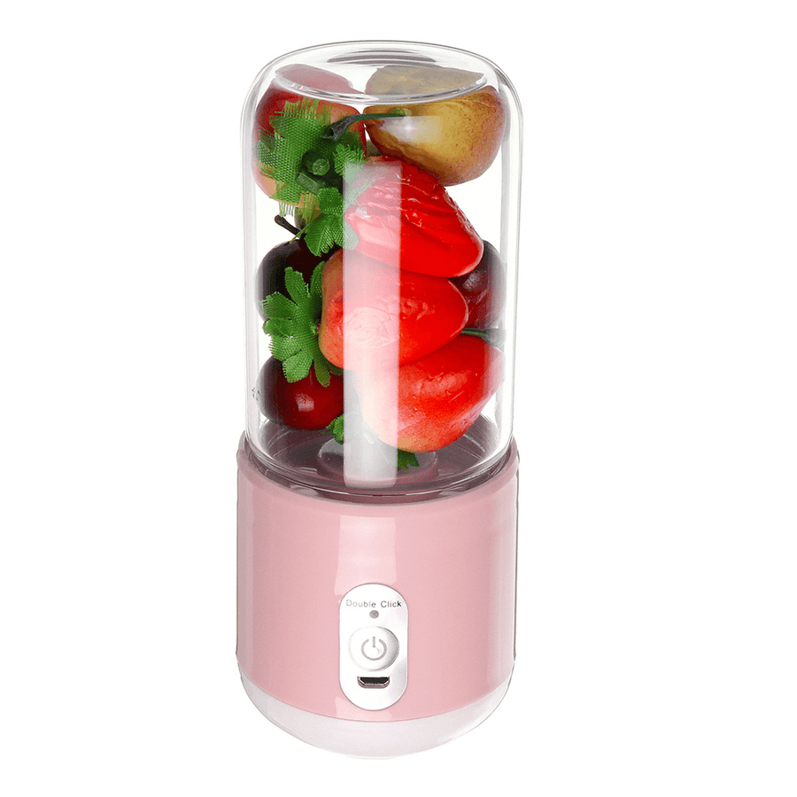 Bakeey 260Ml USB Rechargeable Portable Electric Juice Cup Six Blade Mixing Machine Smoothies Baby Food Blender Extractor - Trendha