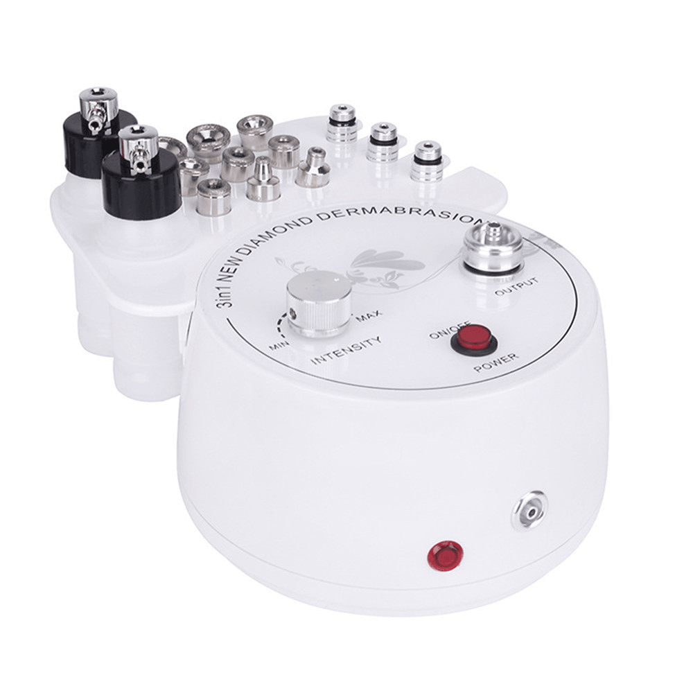 3 in 1 Diamond Microdermabrasion Dermabrasion Machine Facial Beauty Equipment for Skin Peeling Rejuvenation Lifting Tightening Beauty Device Suction Power 0-55Cmhg - Trendha