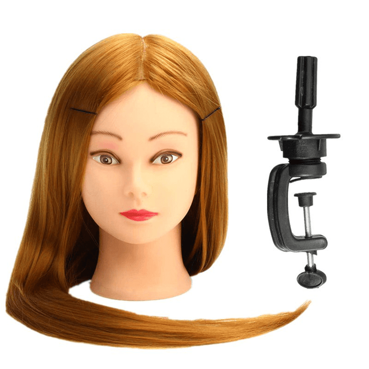 30% Real Human Long Hairdressing Cut Mannequin Hair Training Head Salon - Trendha