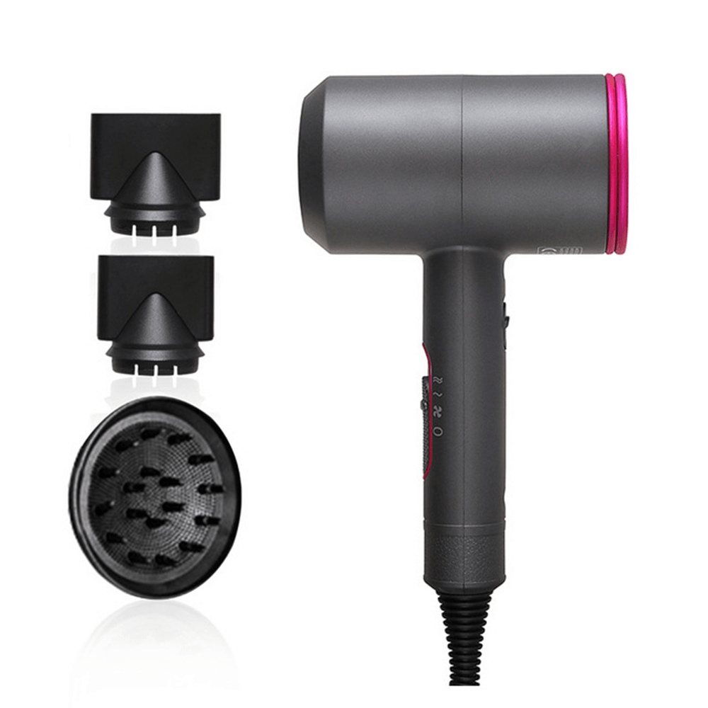 2 in 1 Hair Dryers Hammer Shape Hot Cold Wind Negative Ionic Hair Blow Strong Wind Hot Dryer for Home Professional Salon Hair Dryer - Trendha