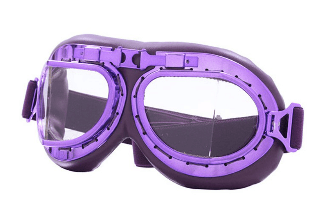 Pink Vintage Pilot Goggles - Trendha