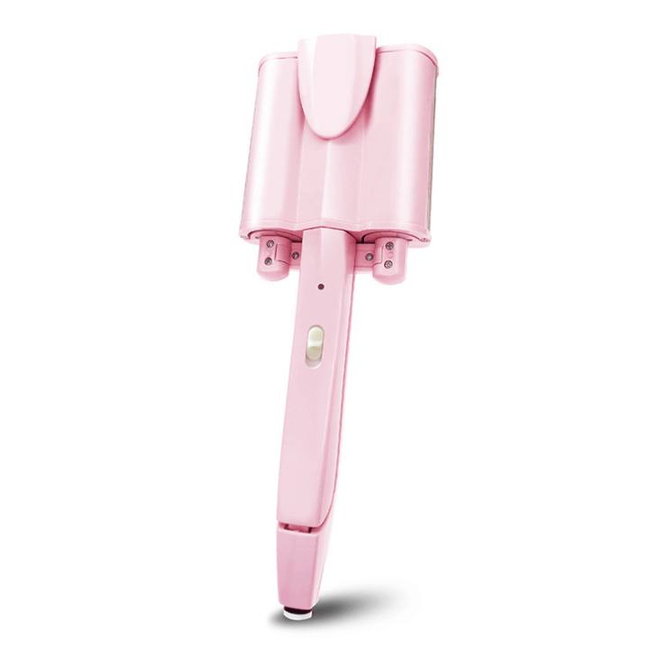 Voltage Universal Water Ripple Roller Large Roll Egg Roll Head Three Stick Wave Hair Curler - Trendha