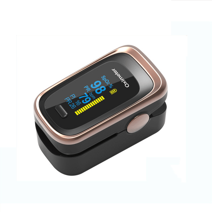 OLED Fingertip Spo2 Pulse Oximeter Portable HR RR Sleep Monitor Blood Oxygen Saturation Monitor Heart Rate Monitor - Trendha