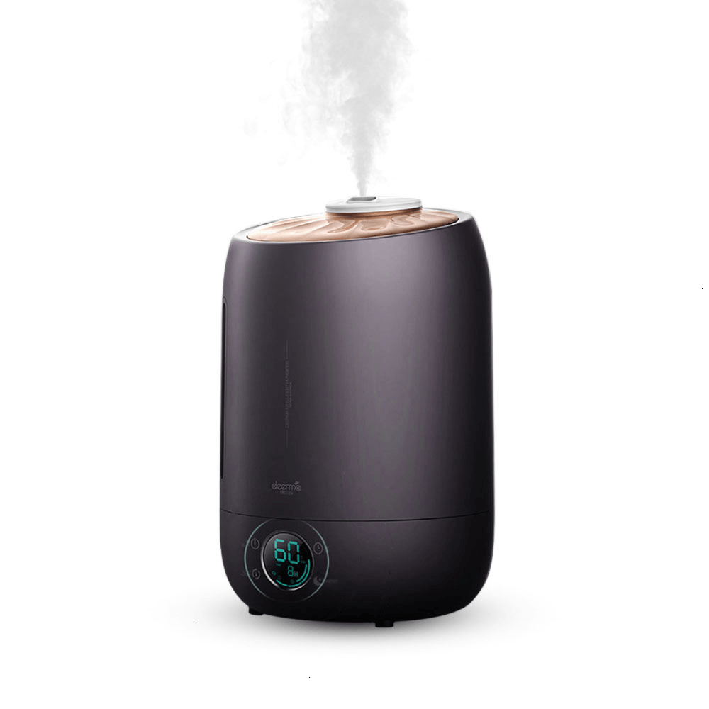 Deerma DEM-F600/DEM-F630 Ultrasonic Humidifier 5L Three Gear Touch Temperature Intelligent Constant Humidity Mist Maker Timing Function Low Noise - Trendha