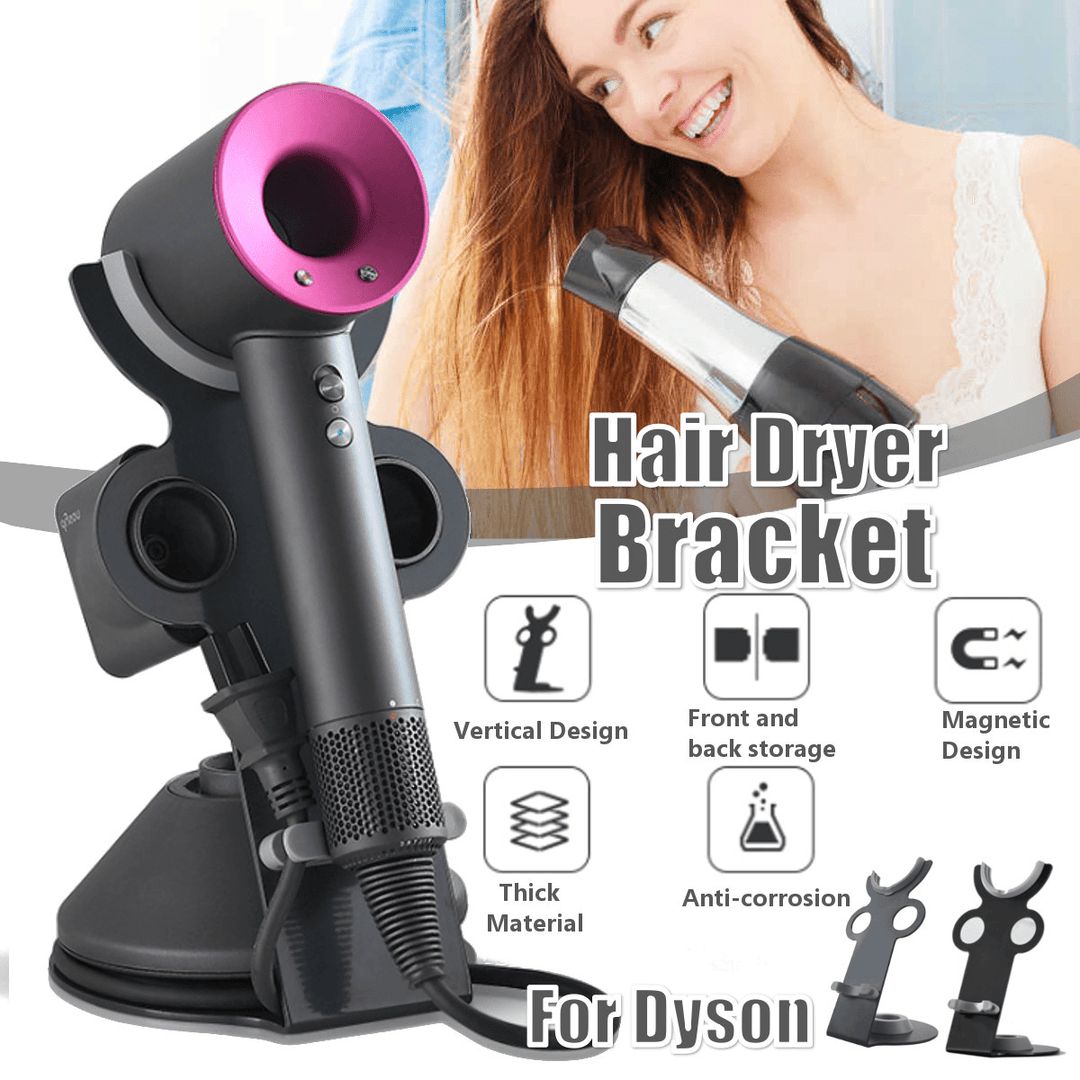 Barber Shop Portable Hair Holder Stand Bracket Magnetic for Dyson Hair Dryer - Trendha