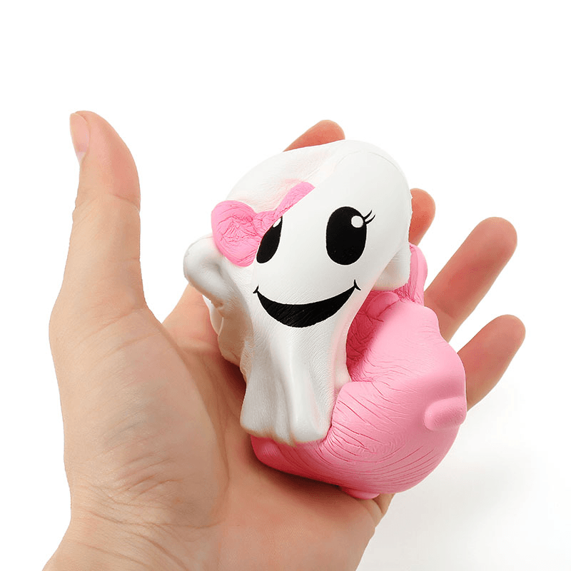 Connie Squishy Ghost Cake Humbo 12Cm Slow Rising with Packaging Halloween Decor Collection Gift Toy - Trendha