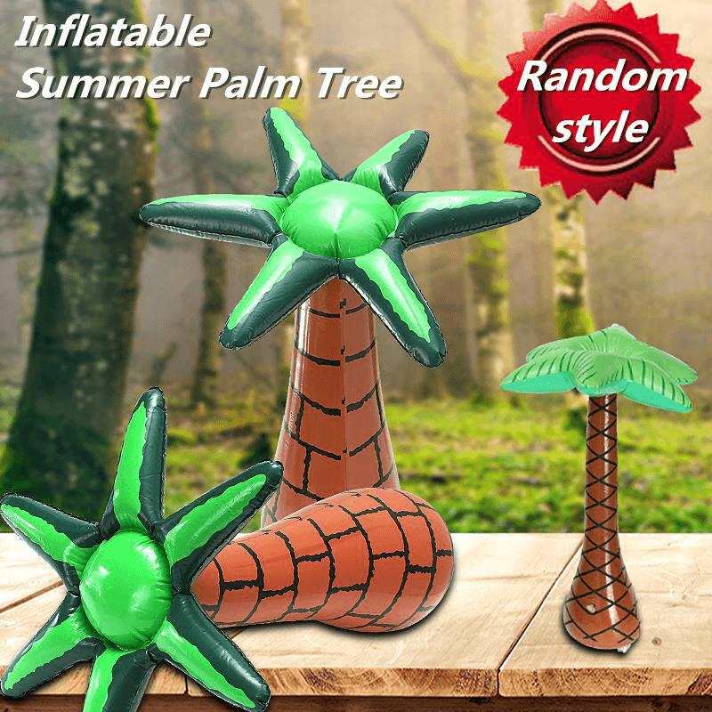 Inflatable Coconut Tree Beach Swimming Pool Toys Summer Decoration 60Cm - Trendha