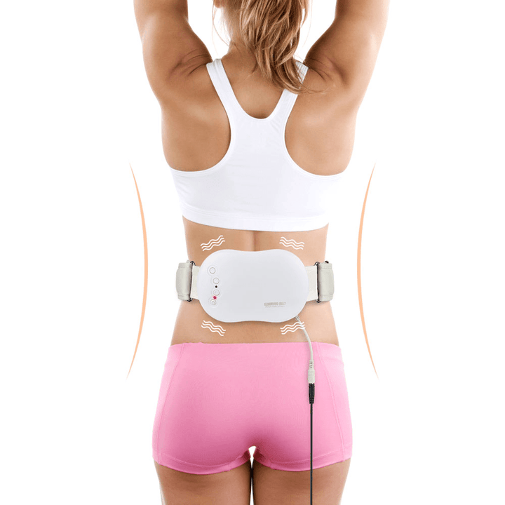 Electric Keep Fit Belt Fitness Vibrating Massager Fat Burning Vibration Waist Trainer Abdominal Belly Exerciser for Woman - Trendha