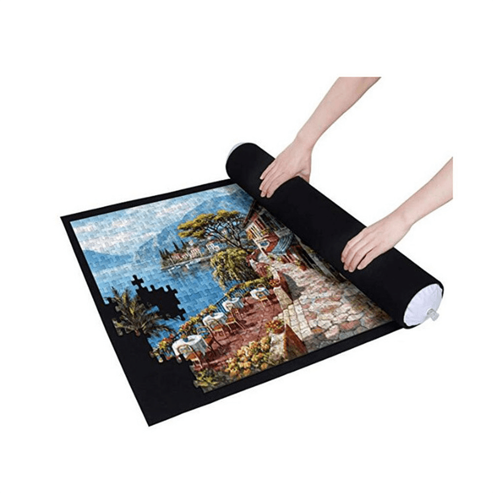 24*46 Inch 1000 1500 Pieces Dedicated Puzzles Mat Jigsaw Roll Felt Mat Puzzles Blanket Storage Mat Toys - Trendha