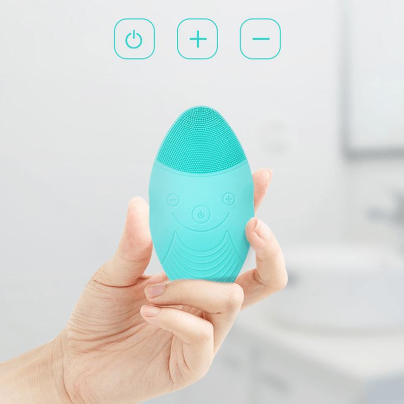 Electric Facial Brush Cleaner Wireless Charging Ipx8 Mini Deep Pore Cleaning Skin Facial Smart Ultrasonic Face Cleaner Beauty Machine - Trendha